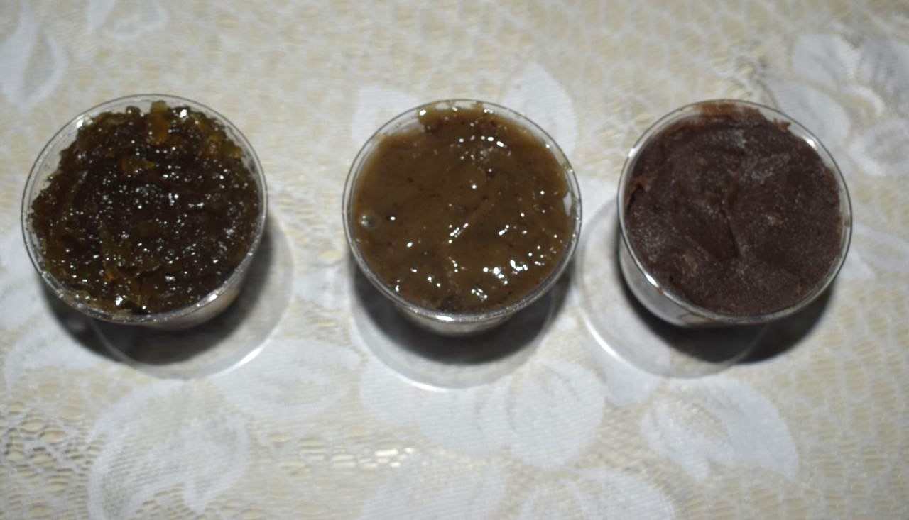 Dulce de ñame y frijol